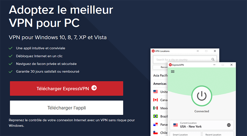 ExpressVPN sur Windows