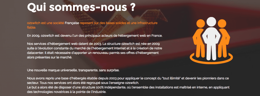 Informations o2switch