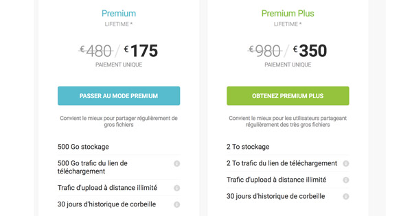 prix pcloud