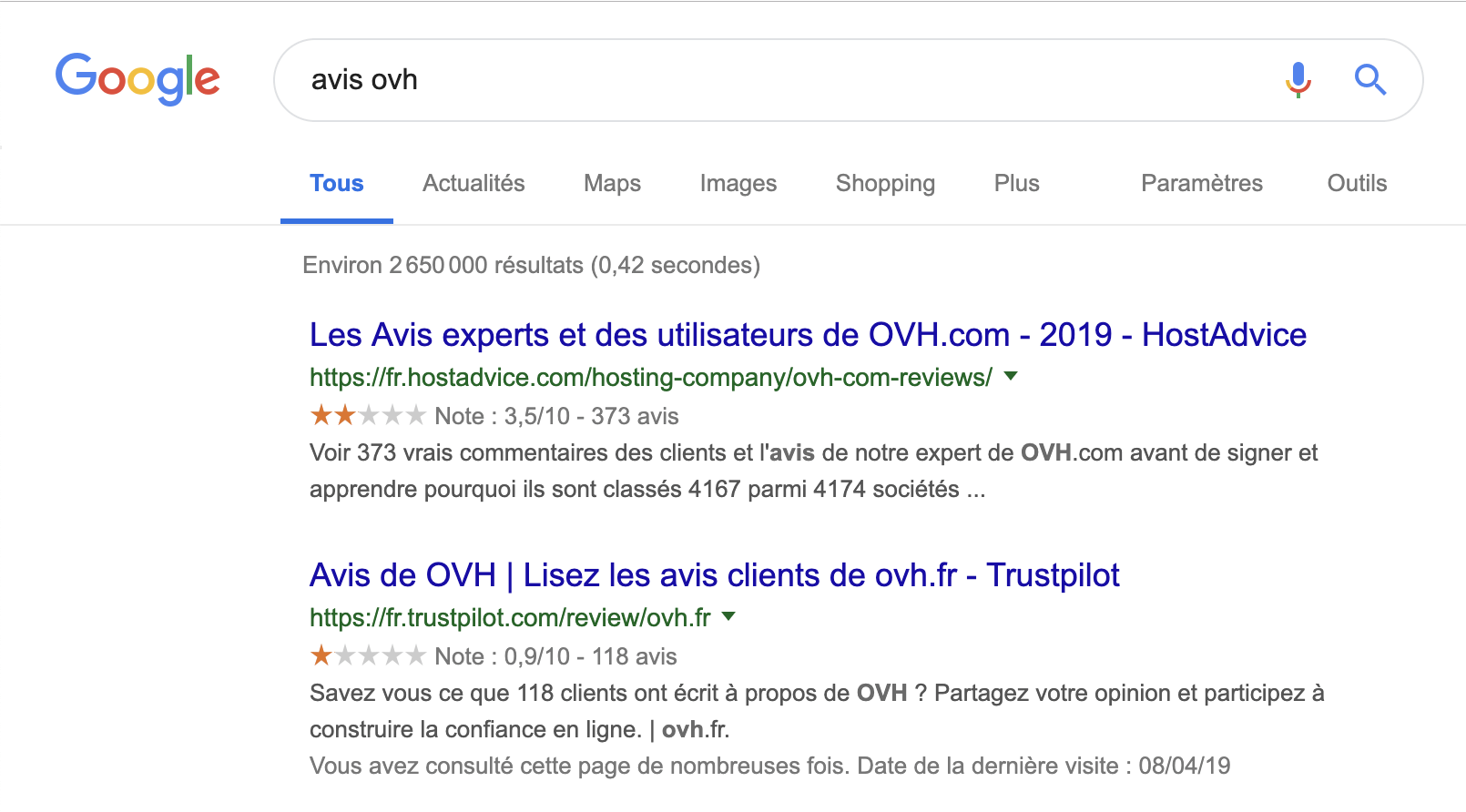 avis ovh