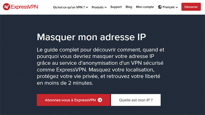 Cacher adresse IP ExpressVPN