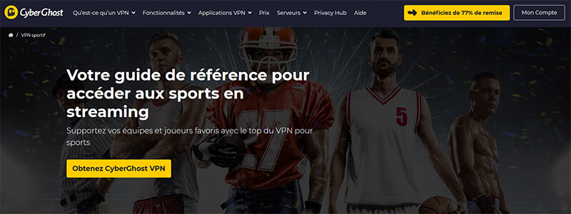 CyberGhost Sport Streaming